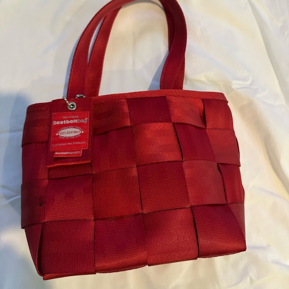 Red Seatbelt Bag